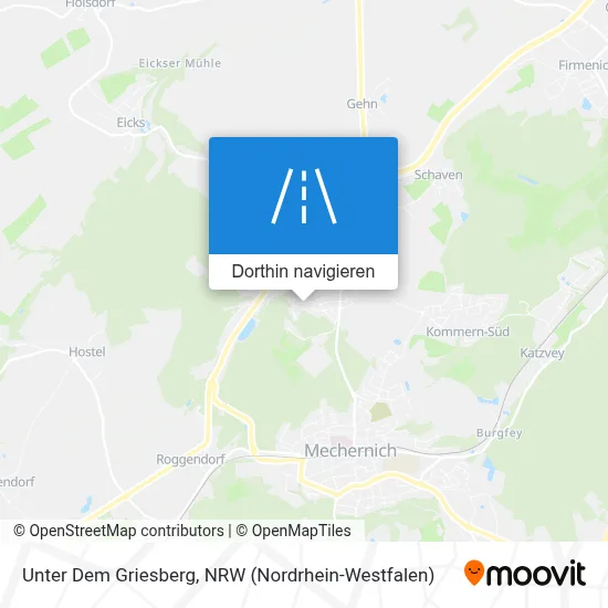 Unter Dem Griesberg Karte