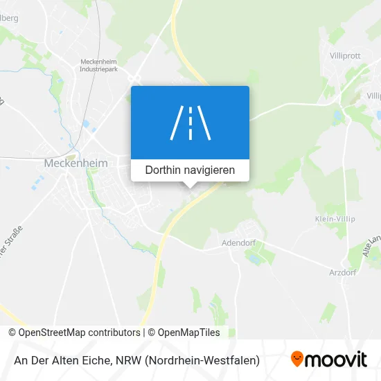 An Der Alten Eiche Karte