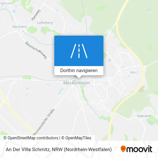An Der Villa Schmitz Karte