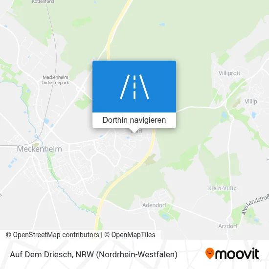 Auf Dem Driesch Karte