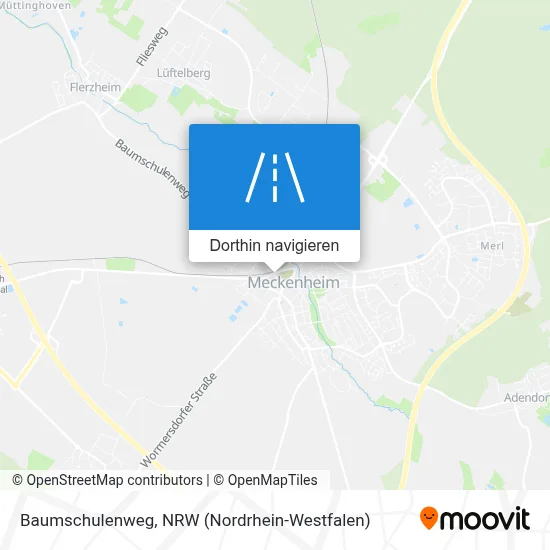 Baumschulenweg Karte