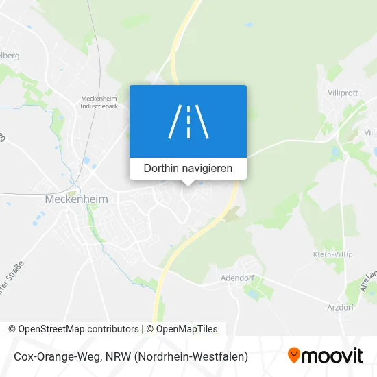 Cox-Orange-Weg Karte