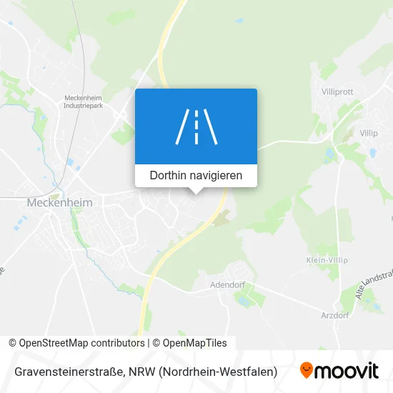 Gravensteinerstraße Karte