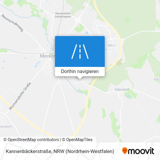 Kannenbäckerstraße Karte