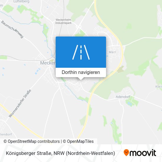 Königsberger Straße Karte