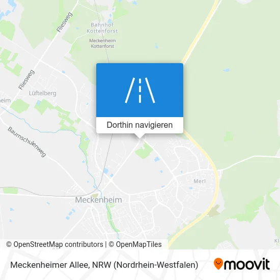 Meckenheimer Allee Karte