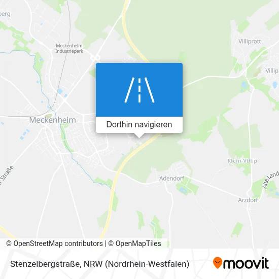 Stenzelbergstraße Karte