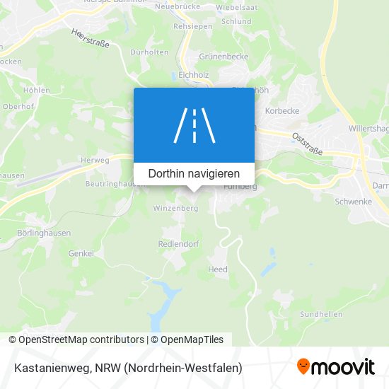 Kastanienweg Karte