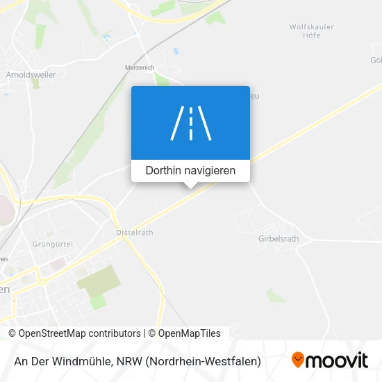 An Der Windmühle Karte