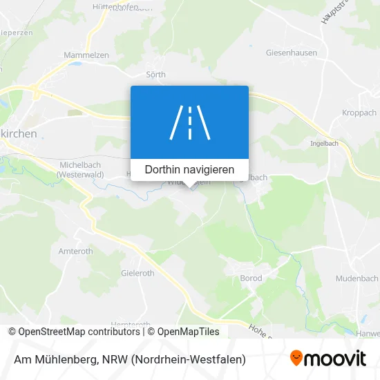 Am Mühlenberg Karte