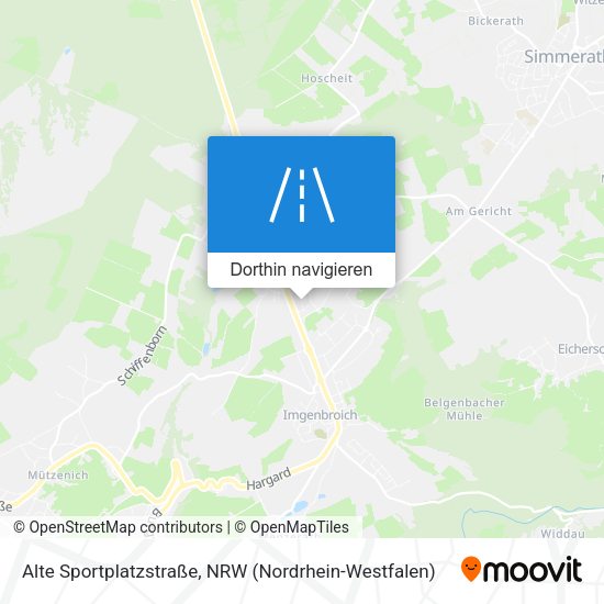 Alte Sportplatzstraße Karte