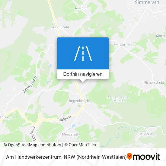 Am Handwerkerzentrum Karte