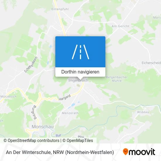 An Der Winterschule Karte