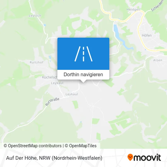 Auf Der Höhe Karte