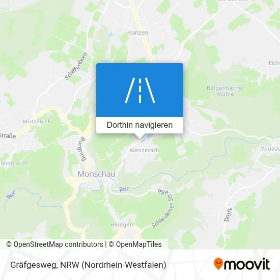 Gräfgesweg Karte