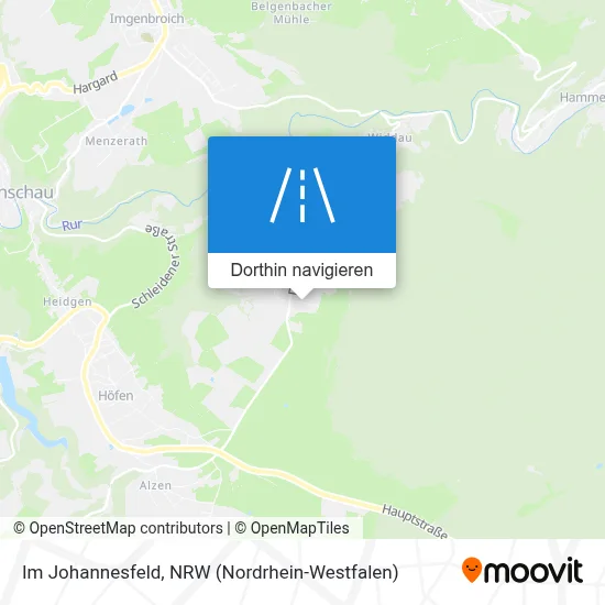 Im Johannesfeld Karte