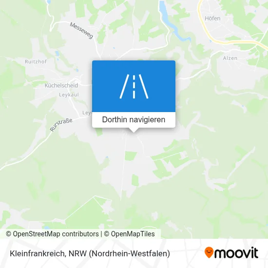 Kleinfrankreich Karte