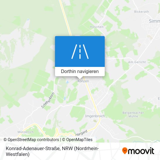 Konrad-Adenauer-Straße Karte
