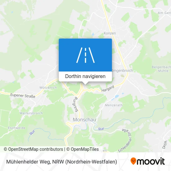 Mühlenhelder Weg Karte