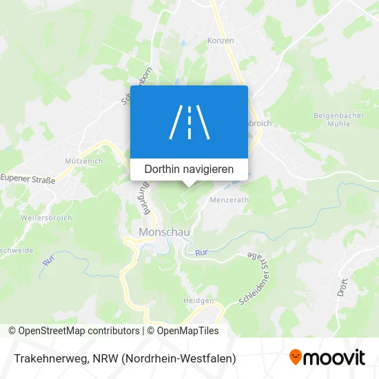 Trakehnerweg Karte