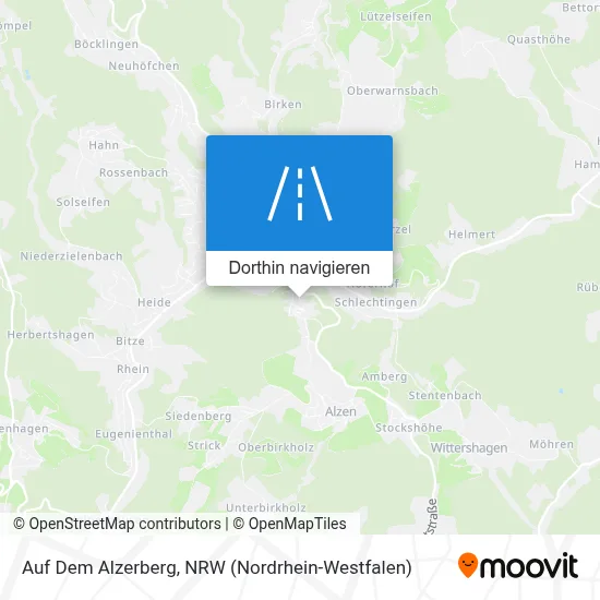 Auf Dem Alzerberg Karte