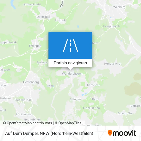 Auf Dem Dempel Karte