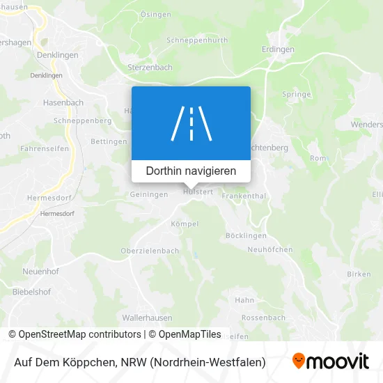 Auf Dem Köppchen Karte