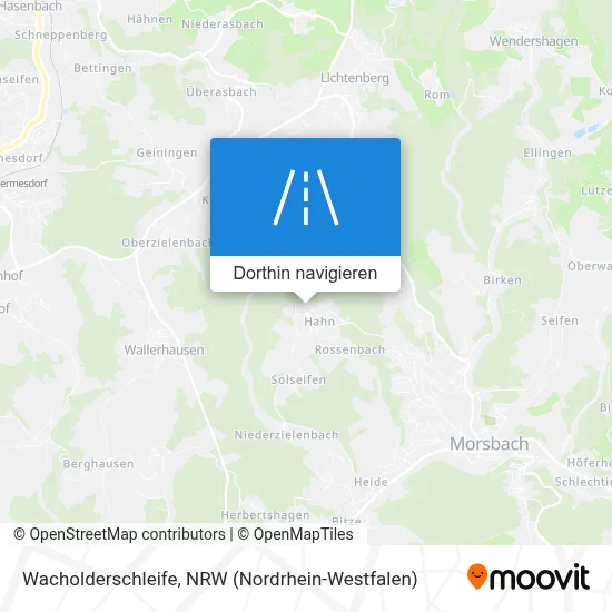 Wacholderschleife Karte