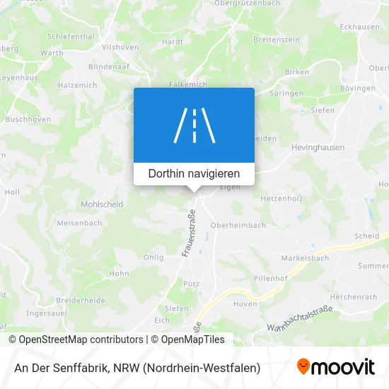 An Der Senffabrik Karte