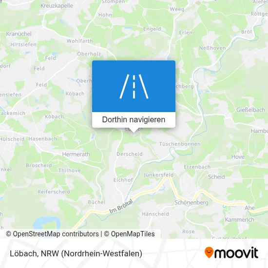 Löbach Karte