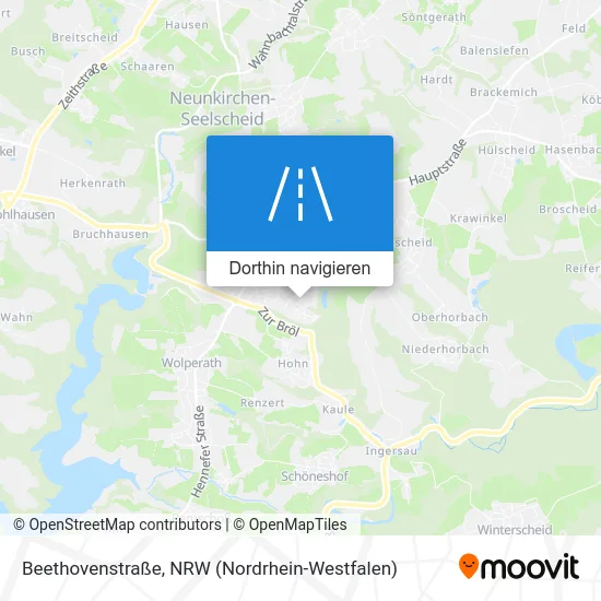 Beethovenstraße Karte