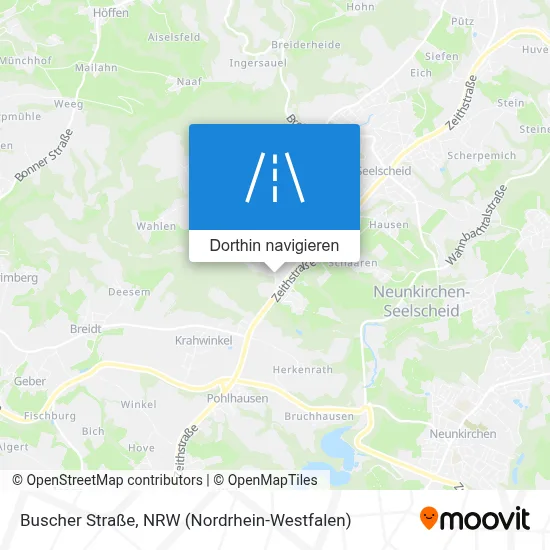 Buscher Straße Karte