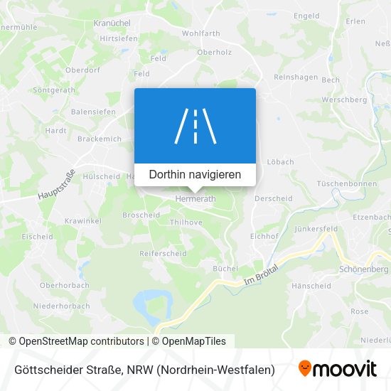 Göttscheider Straße Karte