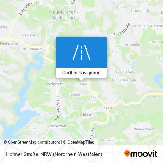 Hohner Straße Karte