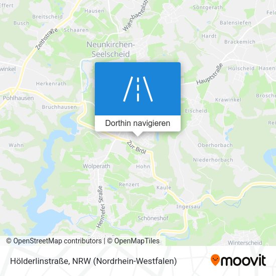 Hölderlinstraße Karte