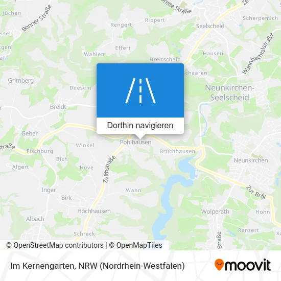 Im Kernengarten Karte