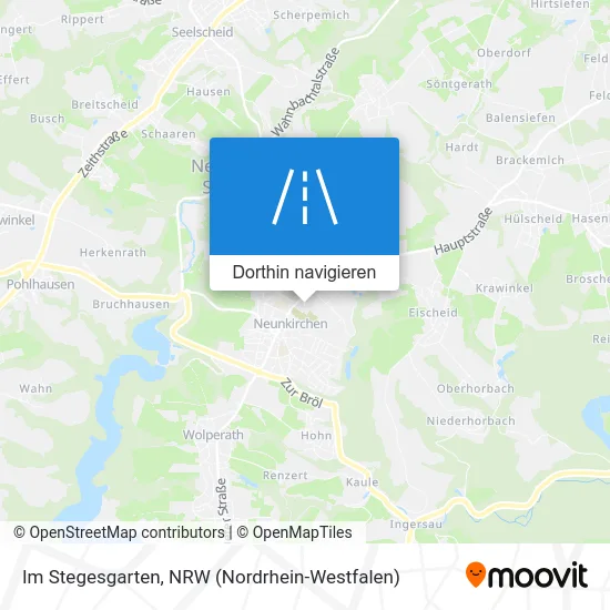 Im Stegesgarten Karte