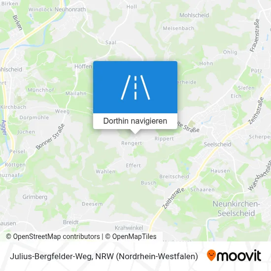 Julius-Bergfelder-Weg Karte