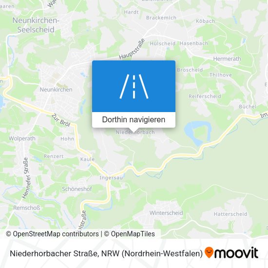 Niederhorbacher Straße Karte