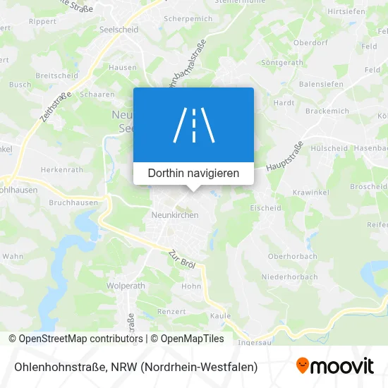 Ohlenhohnstraße Karte