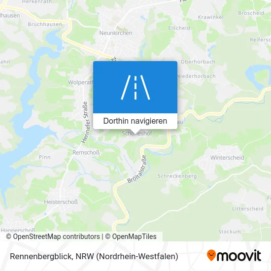 Rennenbergblick Karte