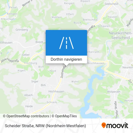 Scheider Straße Karte