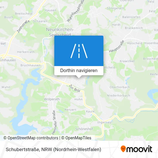 Schubertstraße Karte