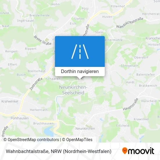 Wahnbachtalstraße Karte