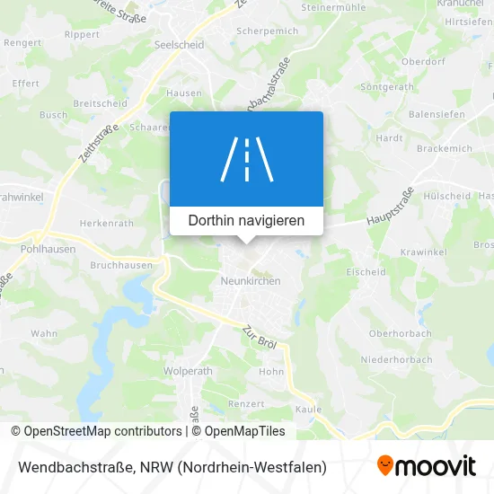 Wendbachstraße Karte