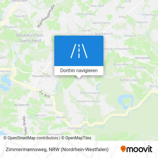 Zimmermannsweg Karte