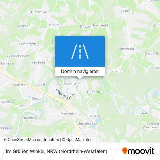Im Grünen Winkel Karte