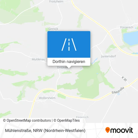 Mühlenstraße Karte