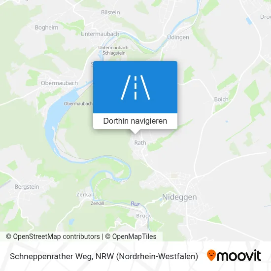 Schneppenrather Weg Karte