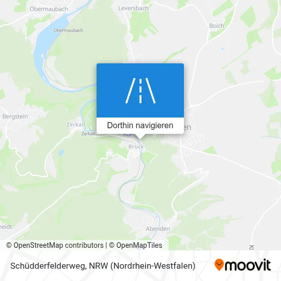 Schüdderfelderweg Karte